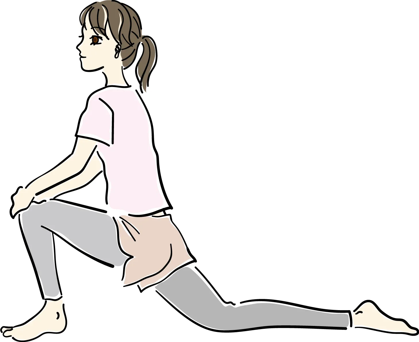 腸腰筋を伸ばすストレッチのやり方