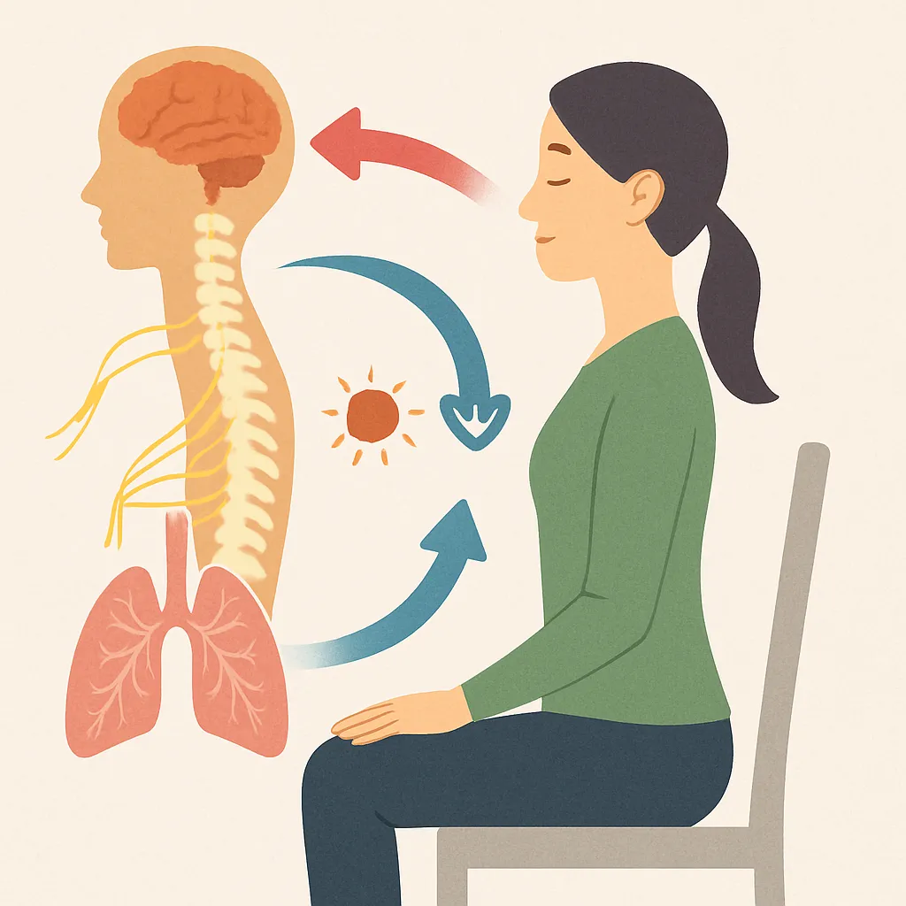 良い姿勢が心に与えるリラックス効果