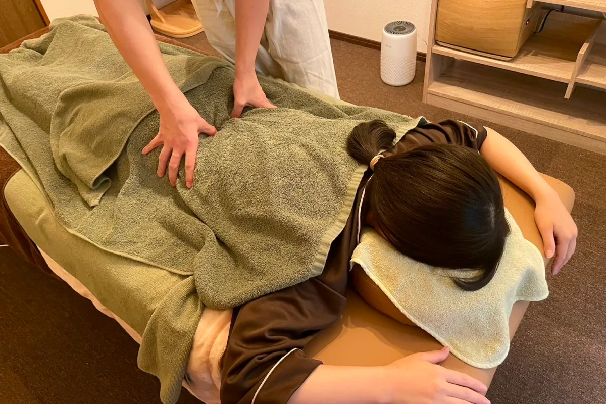 ボディケア施術風景2