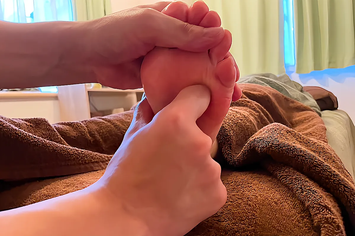 フットリフレ施術風景2