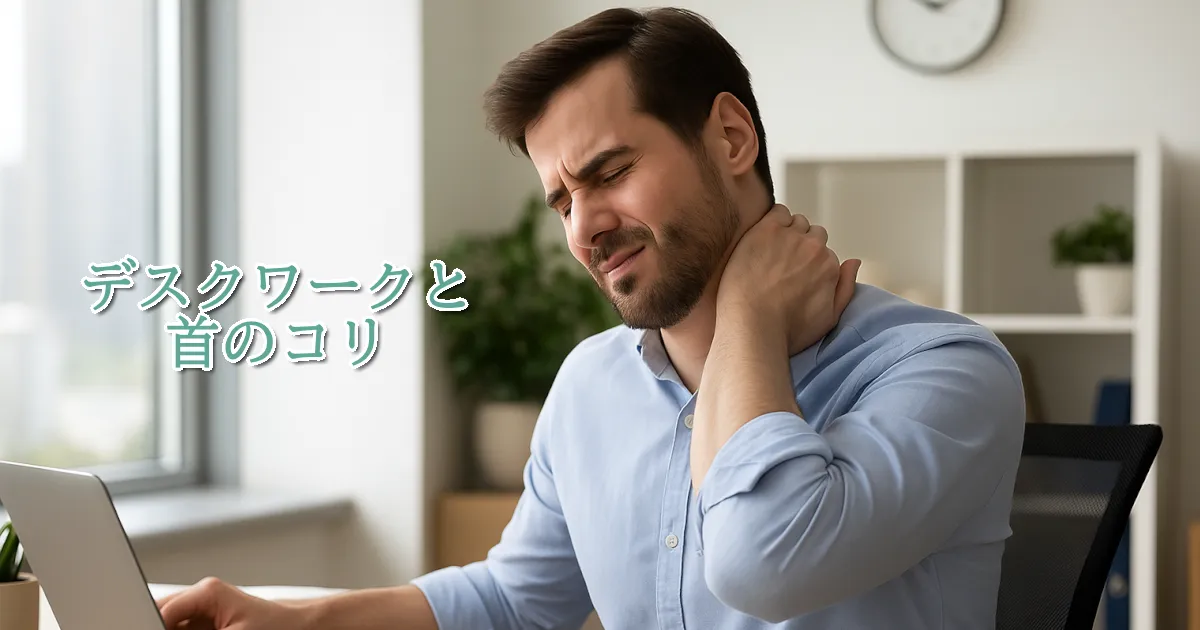 デスクワークで悪化する首こりの正体とは？専門ケアで根本改善をめざす方法